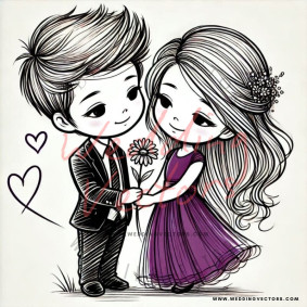 love wedding vectors 8719