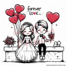 love wedding vectors 8724