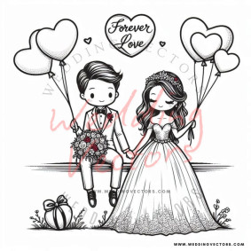 love wedding vectors 8726