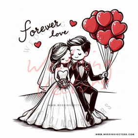 love wedding vectors 8728