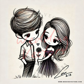love wedding vectors 8736