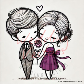 love wedding vectors 8740
