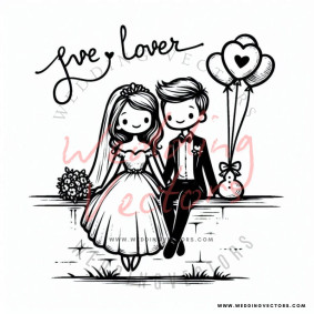 love wedding vectors 8745