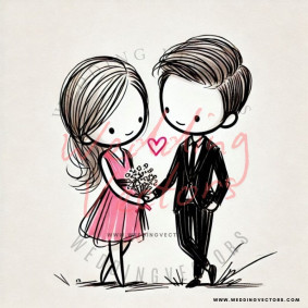 love wedding vectors 8763