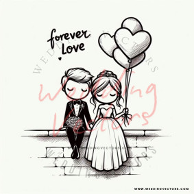 love wedding vectors 8768