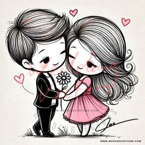 love wedding vectors 8769