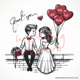 love wedding vectors 8770