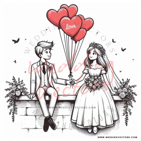 love wedding vectors 8772