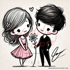 love wedding vectors 8773