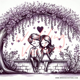 love wedding vectors 8778