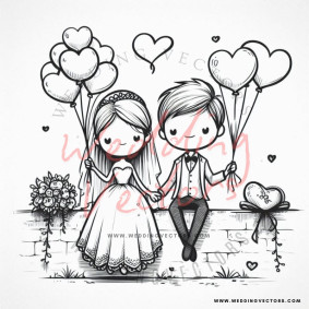 love wedding vectors 8783