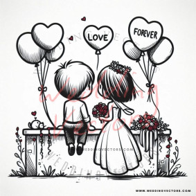 love wedding vectors 8787