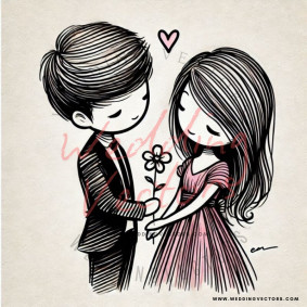love wedding vectors 8792