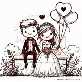 love wedding vectors 8793