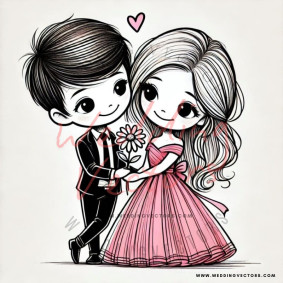 love wedding vectors 8794