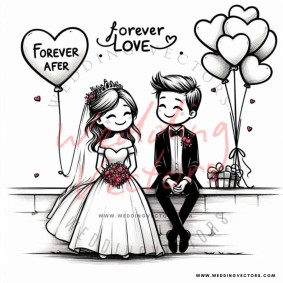love wedding vectors 8795
