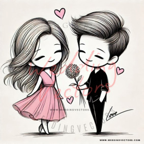 love wedding vectors 8796