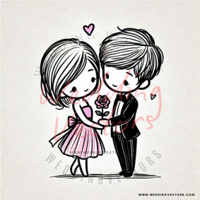 love wedding vectors 8805