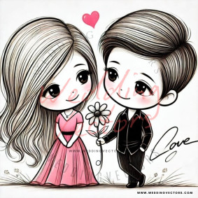 love wedding vectors 8807