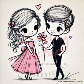 love wedding vectors 8809