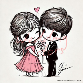 love wedding vectors 8813