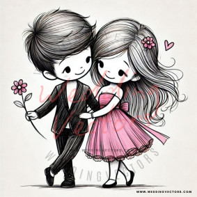 love wedding vectors 8817