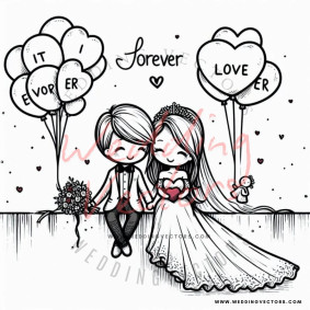love wedding vectors 8818