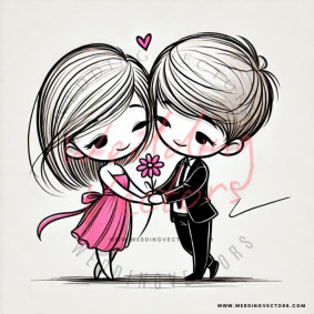 love wedding vectors 8819