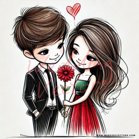 love wedding vectors 8962