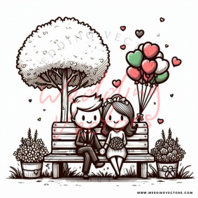 love wedding vectors 8963