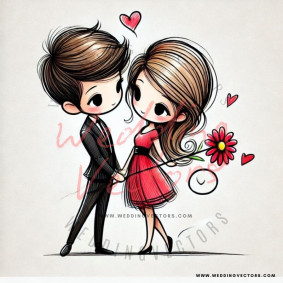 love wedding vectors 8964
