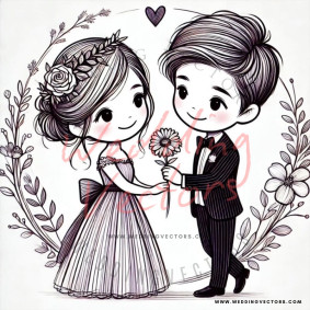 love wedding vectors 8966