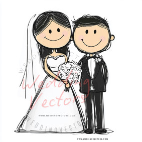 love wedding vectors 8967