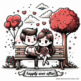 love wedding vectors 8970