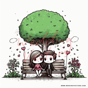 love wedding vectors 8974