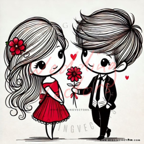 love wedding vectors 8975