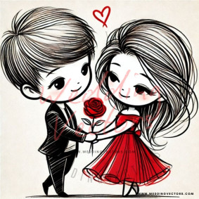love wedding vectors 8992
