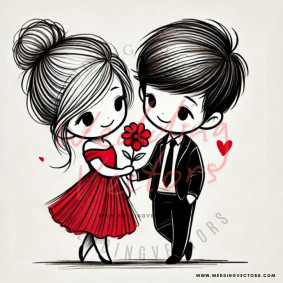 love wedding vectors 8994