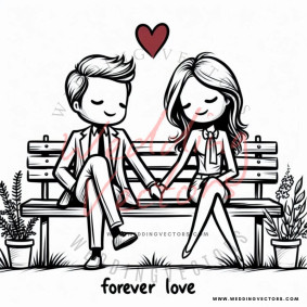 love wedding vectors 8995