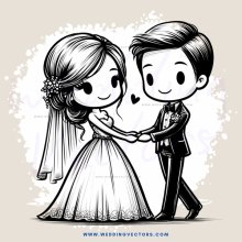wedding picture with happily ever after man and woman