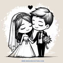wedding couple making out