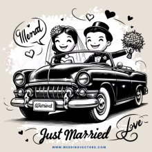 just married love