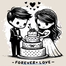 forever love cake