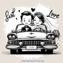list love caricature image