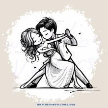 couple dancing together, very romantic and cute