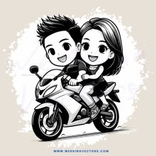 two kids on a bike