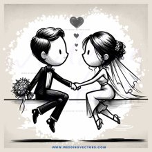a newlywed's embrace