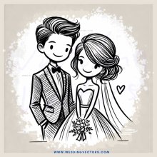 a boy and girl are smiling