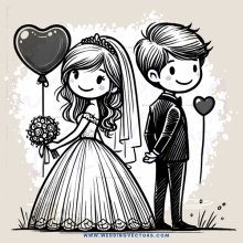 wedding bride and groom