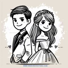a couple's portrait in black and white